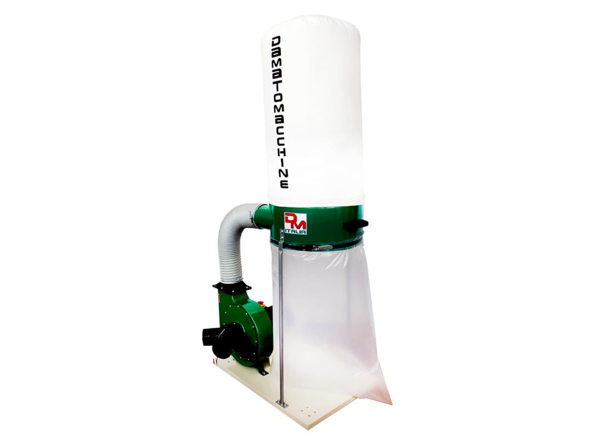 Dust collector for woodworking machines