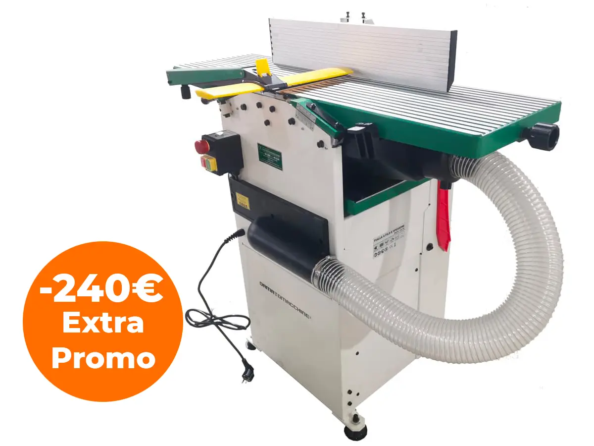 Area 254 surface and thicknesser woodworking planer machine by Damatomacchine