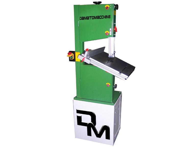 Wood cutting bandsaw machine TOP 32 model powered by Damatomacchine