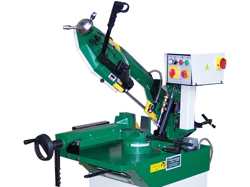 Professional metal bandsaw with motor threephase 750 W GEO 4017 by damatomacchine