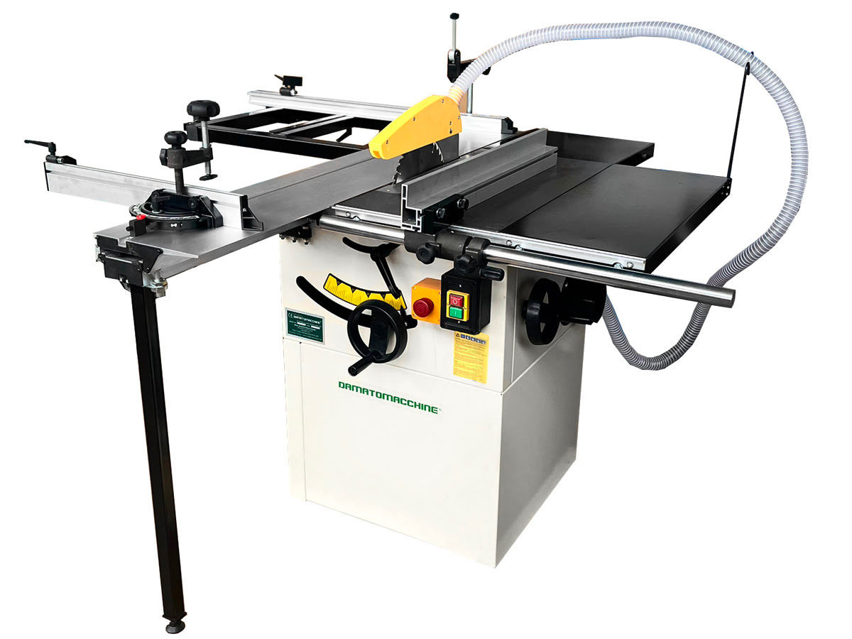 Woodworking Table Saw with Circular Blade Tilt of diameter 250mm