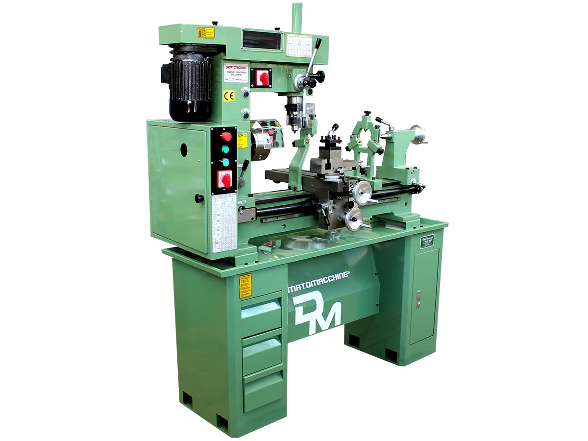 Combined Lathe-milling machine for working metals on the Evolution 800 model