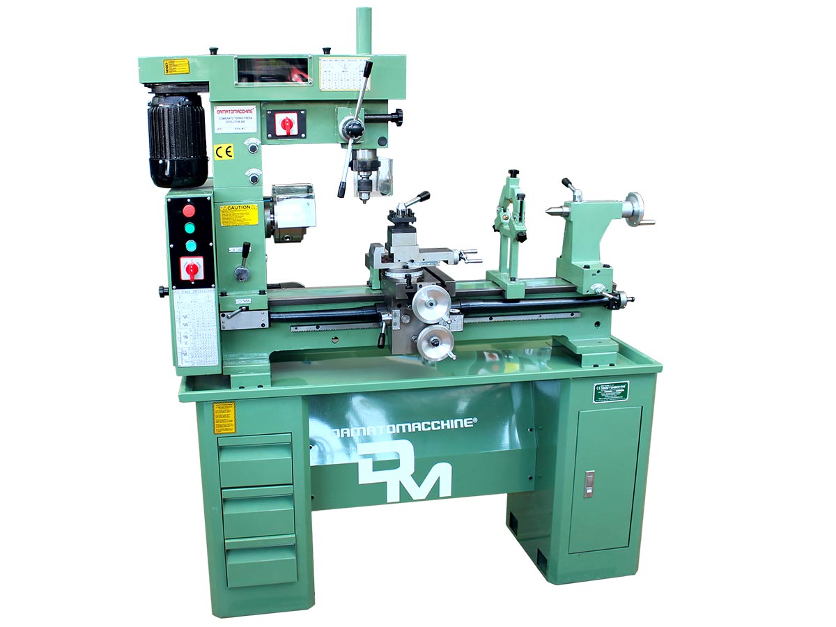 Combined Lathe-milling machine for working metals on the Evolution 800 model