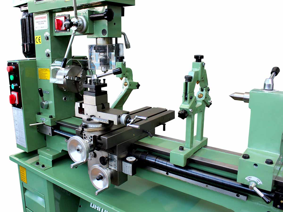 Combined Lathe-milling machine for working metals on the Evolution 800 model