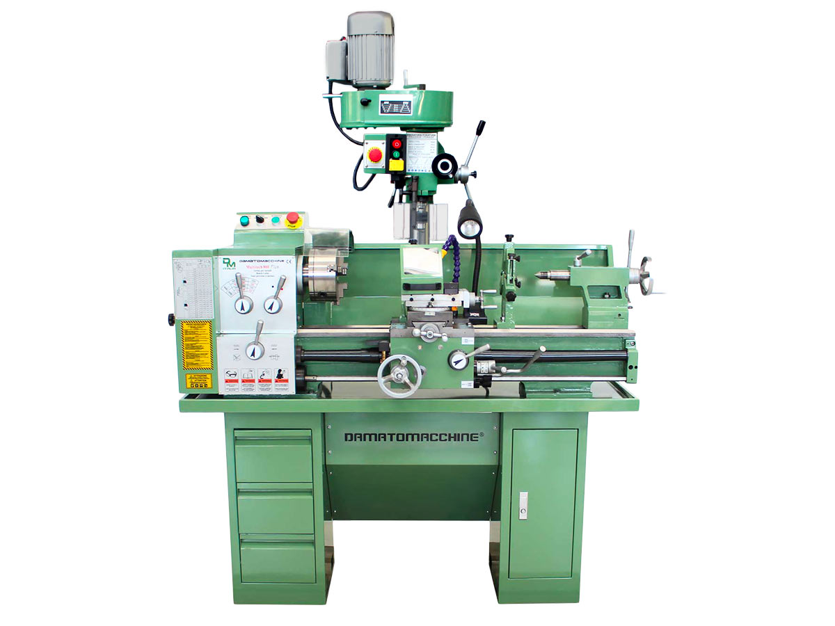 Lathe with milling machine embedded