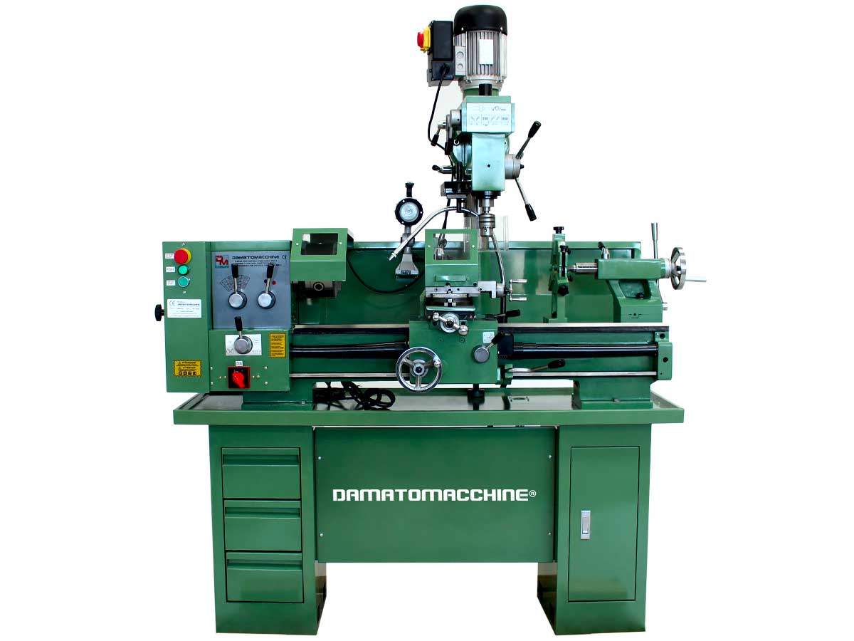 Metal Lathe 800x320 mm with milling and drilling function