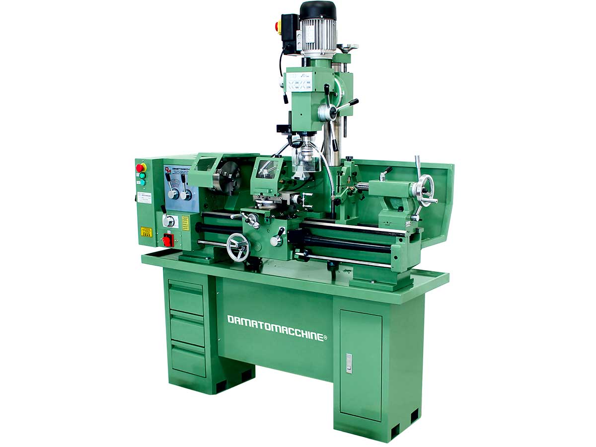 Metal Lathe 800x320 mm with milling and drilling function
