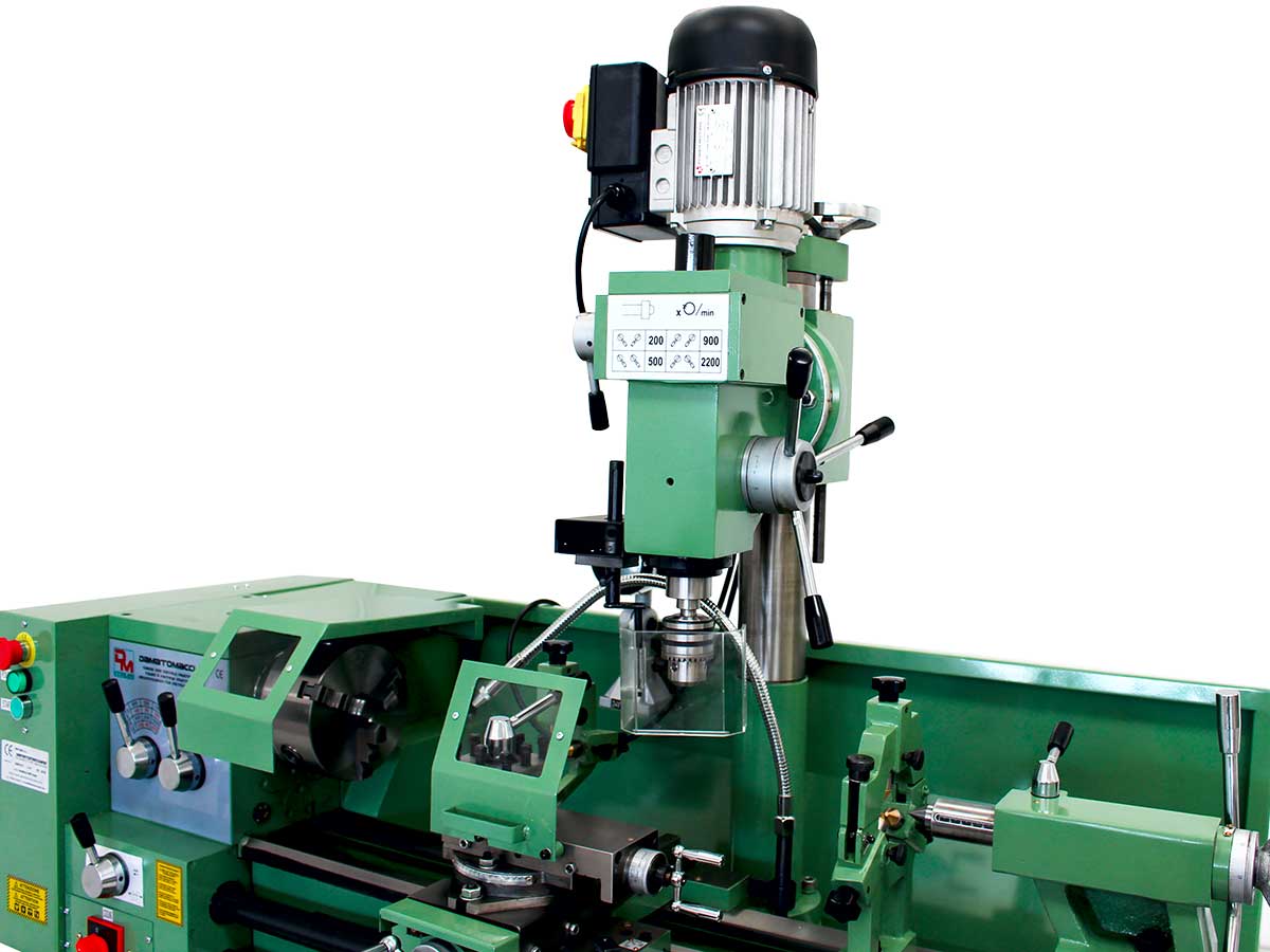 Metal Lathe 800x320 mm with milling and drilling function