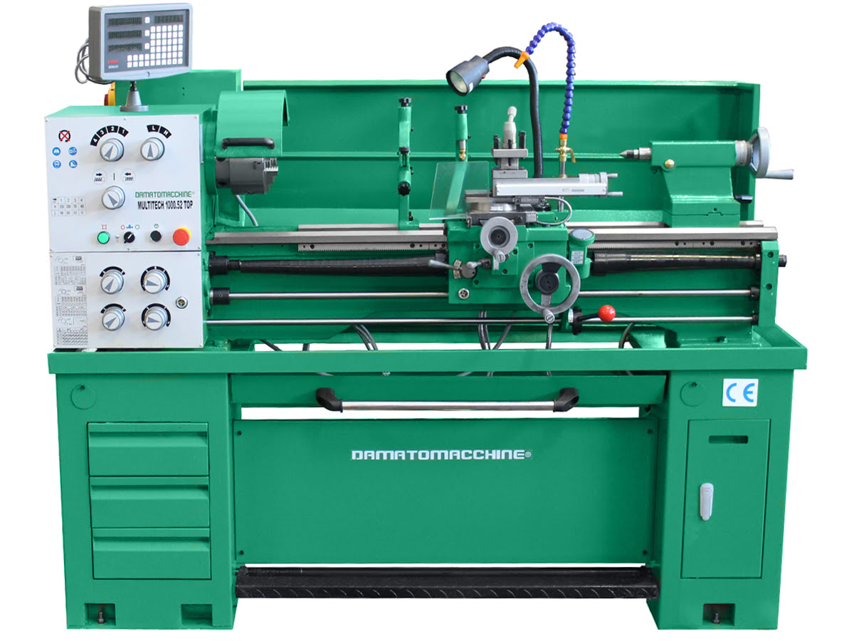 Multitech 1000.52 Dro Top Professionall Bench Lathe 